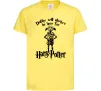 Дитяча футболка Dobby will always be here for HP Лимонний фото