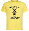 Чоловіча футболка Dobby will always be here for HP Лимонний фото