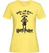 Жіноча футболка Dobby will always be here for HP Лимонний фото