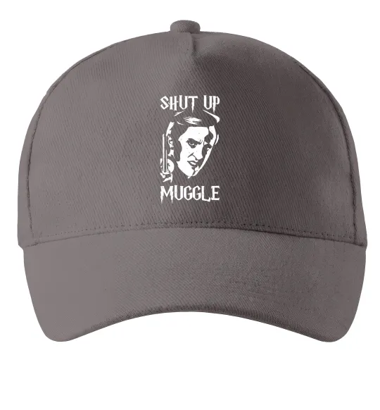 Кепка Shut up Muggle Сірий фото