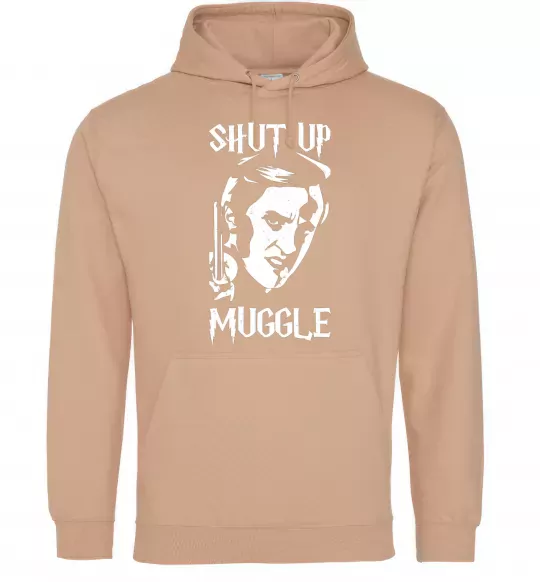 Жіноча толстовка (худі) Shut up Muggle Пісочний фото