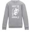 Детский Свитшот Shut up Muggle Серый меланж Детский Свитшот Shut up Muggle Серый меланж фото