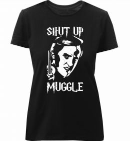 Женская премиум футболка Shut up Muggle