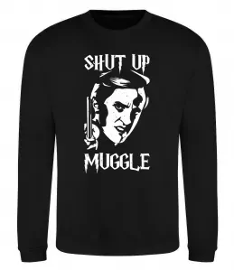 Свитшот Shut up Muggle Черный фото