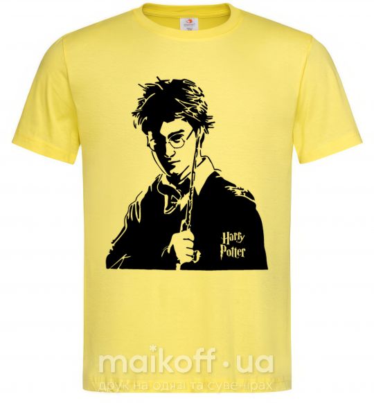 Мужская футболка Harry Potter black Лимонный фото