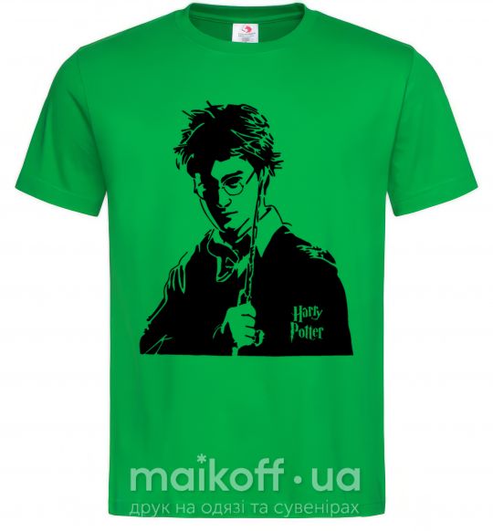 Мужская футболка Harry Potter black Зеленый фото