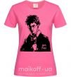 Жіноча футболка Harry Potter black Яскраво-рожевий фото