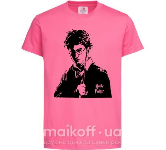 Детская футболка Harry Potter black Ярко-розовый фото