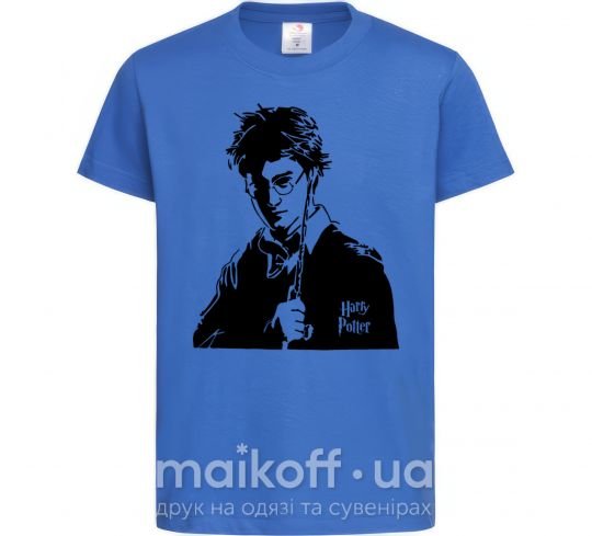 Дитяча футболка Harry Potter black Яскраво-синій фото