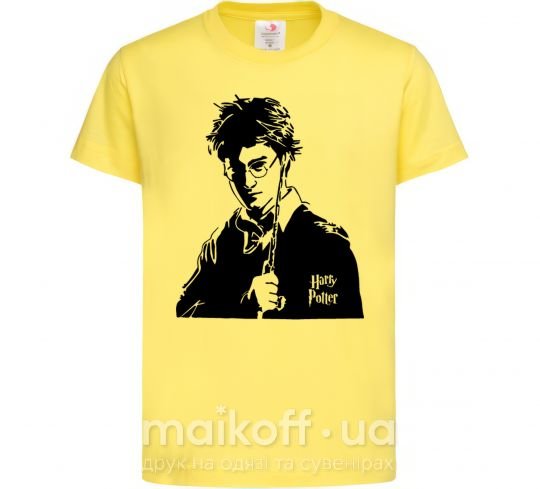 Детская футболка Harry Potter black Лимонный фото