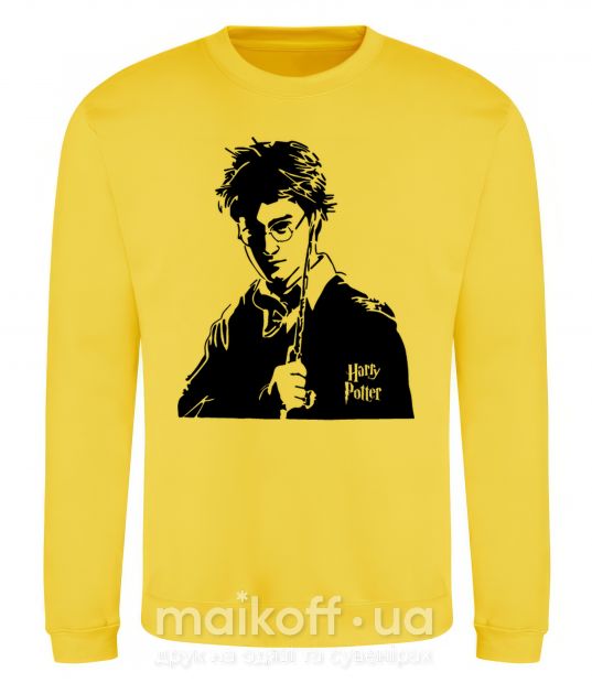 Світшот Harry Potter black Сонячно жовтий фото