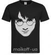Чоловіча футболка Harry Potter's face Чорний фото
