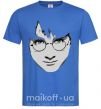 Мужская футболка Harry Potter's face Ярко-синий фото
