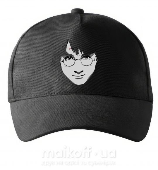 Кепка Harry Potter's face Чорний фото