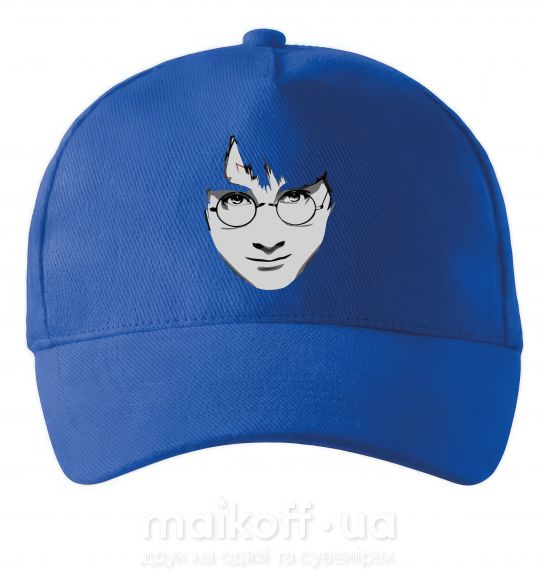 Кепка Harry Potter's face Ярко-синий фото