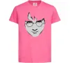 Детская футболка Harry Potter's face Ярко-розовый фото