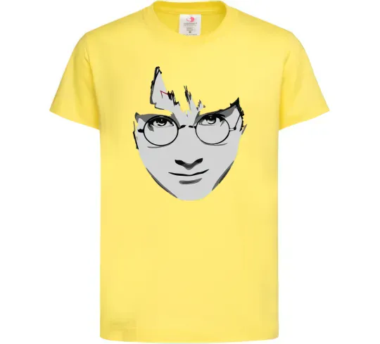 Детская футболка Harry Potter's face Лимонный фото