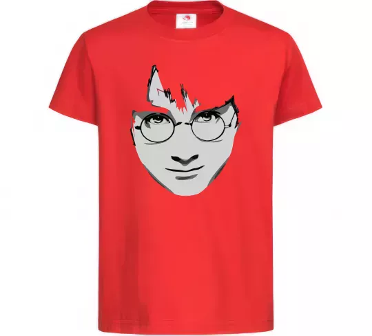 Детская футболка Harry Potter's face Красный фото