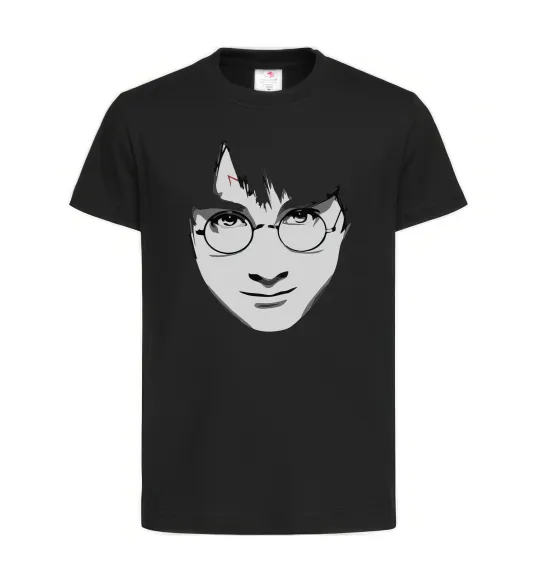 Детская футболка Harry Potter's face Черный фото
