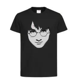 Детская футболка Harry Potter's face Черный фото