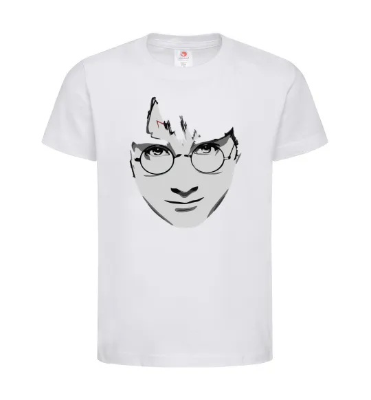 Детская футболка Harry Potter's face Белый фото