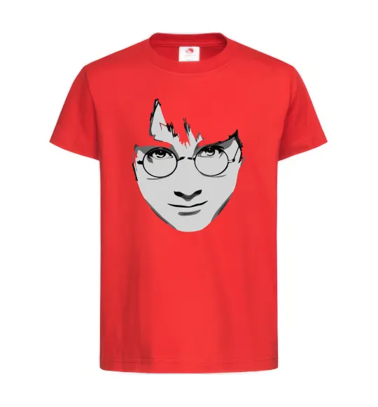 Детская футболка Harry Potter's face Красный фото