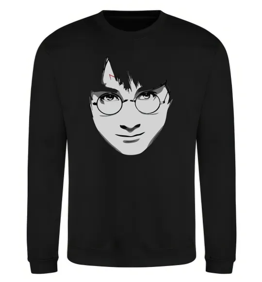Свитшот Harry Potter's face Черный фото