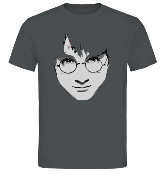 Чоловіча футболка Harry Potter's face Графіт фото