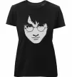 Жіноча преміум футболка Harry Potter's face Чорний фото