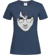 Женская футболка Harry Potter's face Темно-синий фото