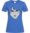 Женская футболка Harry Potter's face Ярко-синий фото