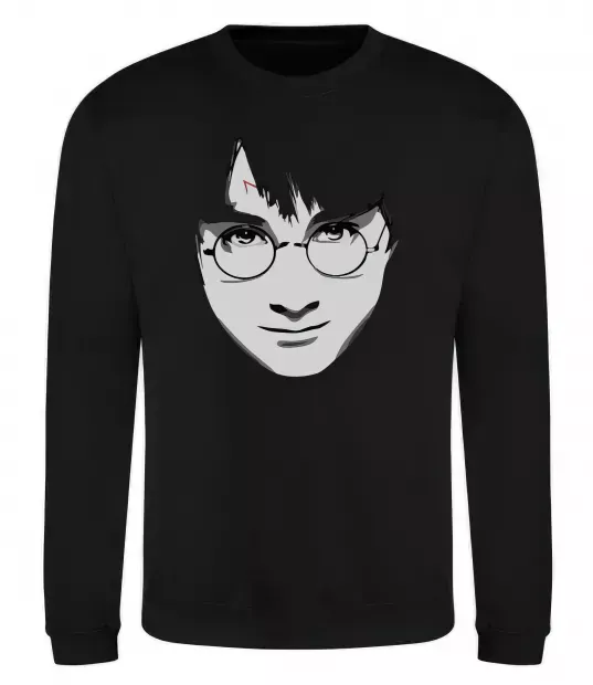 Світшот Harry Potter's face Чорний фото