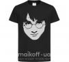 Детская футболка Harry Potter's face Черный фото