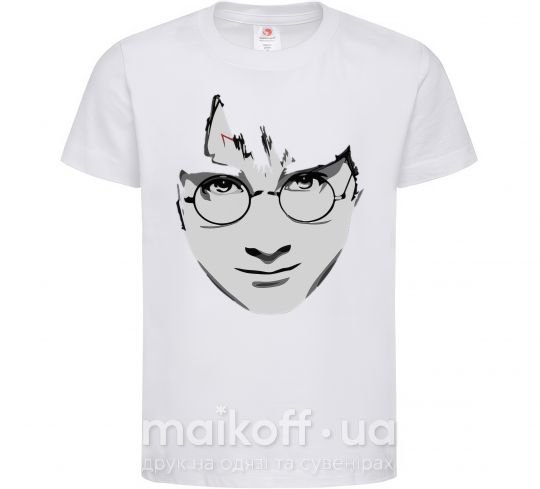 Детская футболка Harry Potter's face Белый фото