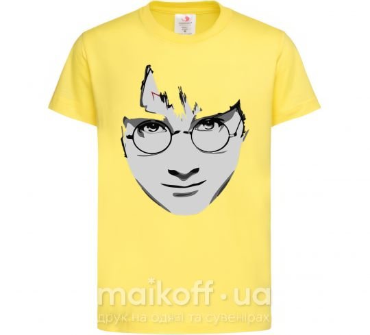 Дитяча футболка Harry Potter's face Лимонний фото