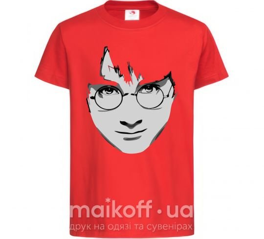 Дитяча футболка Harry Potter's face Червоний фото