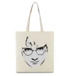 Эко-сумка Harry Potter's face Бежевый фото