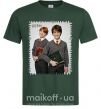 Мужская футболка Гарри и Рон Темно-зеленый фото