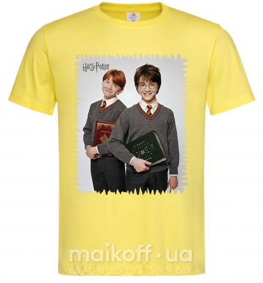 Мужская футболка Гарри и Рон Лимонный фото