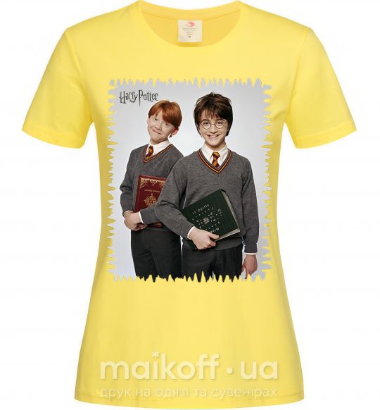 Женская футболка Гарри и Рон Лимонный фото