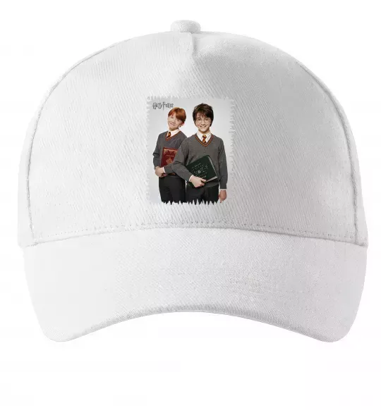 Кепка Гаррі та Рон Білий фото