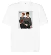 Футболка Оверсайз Гаррі та Рон Білий фото