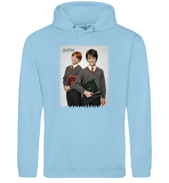 Мужская толстовка (худи) Гаррі та Рон Голубой фото