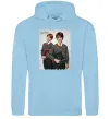 Мужская толстовка (худи) Гаррі та Рон Голубой фото