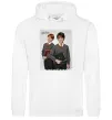 Жіноча толстовка (худі) Гаррі та Рон Білий фото