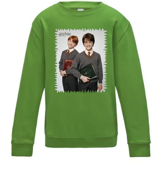 Детский Свитшот Гаррі та Рон Лаймовый фото