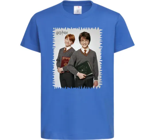 Детская футболка Гаррі та Рон Ярко-синий фото