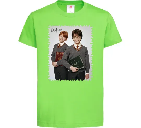 Детская футболка Гаррі та Рон Лаймовый фото