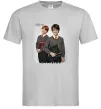 Мужская футболка Гаррі та Рон Серый Мужская футболка Гаррі та Рон Серый фото