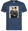 Мужская футболка Гаррі та Рон Темно-синий Мужская футболка Гаррі та Рон Темно-синий фото
